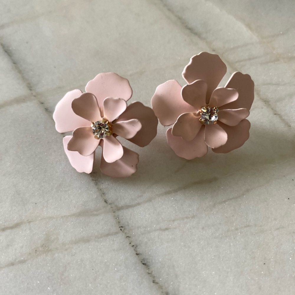 Pink earrings